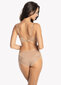 Gaia lady puolijäykistetyt rintaliivit pitsinen tylli underwire elegance classic 1110 iris, beige, 85g hinta ja tiedot | Rintaliivit | hobbyhall.fi