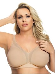 Gorsenia lady pehmeät rintaliivit ilman kuviota k422 anya, beige, 110c hinta ja tiedot | Rintaliivit | hobbyhall.fi