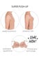 Vivisence naisten push-up rintaliivit kupit patternless 1041 , musta , 80d hinta ja tiedot | Rintaliivit | hobbyhall.fi