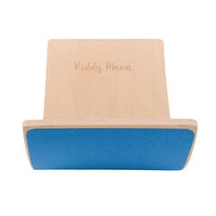 KiddyMoon puinen tasapainolauta 80x30cm, luonnollinen/sininen huopa hinta ja tiedot | Tasapainotyynyt ja -laudat | hobbyhall.fi