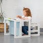 KiddyMoon puinen pöytä ja tuoli, valkoinen hinta ja tiedot | Lasten pöydät ja tuolit | hobbyhall.fi