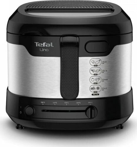 Rasvakeitin Tefal FF215D 1,8l, musta/ ruostumaton teräs hinta ja tiedot | Airfryerit ja friteerauskeittimet | hobbyhall.fi