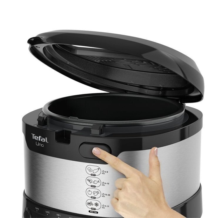 Rasvakeitin Tefal FF215D 1,8l, musta/ ruostumaton teräs hinta ja tiedot | Airfryerit ja friteerauskeittimet | hobbyhall.fi