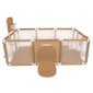 Selonis Leikkikehikko Baby Big Playground 200 pallolla Leikkikehikko lapsille, Beige:Pastelli Beige/harmaa/valkoinen hinta ja tiedot | Vauvan lelut | hobbyhall.fi