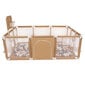 Selonis Leikkikehikko Baby Big Playground 200 pallolla Leikkikehikko lapsille, Beige:Pastelli Beige/harmaa/valkoinen hinta ja tiedot | Vauvan lelut | hobbyhall.fi