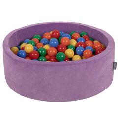 KiddyMoon pehmeä pallomeri pyöreä 90X30cm/200 palloa, laventeli violetti: keltainen/vihreä/sininen/punainen/oranssi hinta ja tiedot | Vauvan lelut | hobbyhall.fi