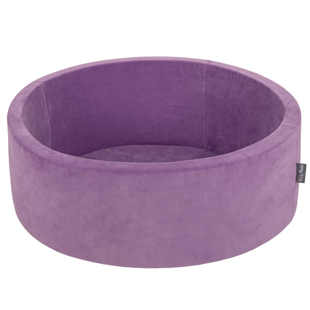 KiddyMoon pehmeä pallomeri pyöreä 90X30cm/300 palloa, Laventeli violetti: pastelli beige / pastelli keltainen / valkoinen / mi hinta ja tiedot | Vauvan lelut | hobbyhall.fi