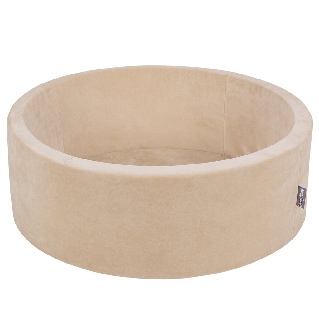 KiddyMoon pehmeä pallomeri pyöreä 90X30cm/200 palloa, hiekanbeige:pastellibeige/pastellinkeltainen/valkoinen/minttu/vaaleanpuna hinta ja tiedot | Vauvan lelut | hobbyhall.fi