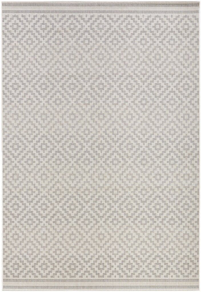 Northrugs matto Meadow Raute Grey Cream, 80x200 cm hinta ja tiedot | Isot matot | hobbyhall.fi