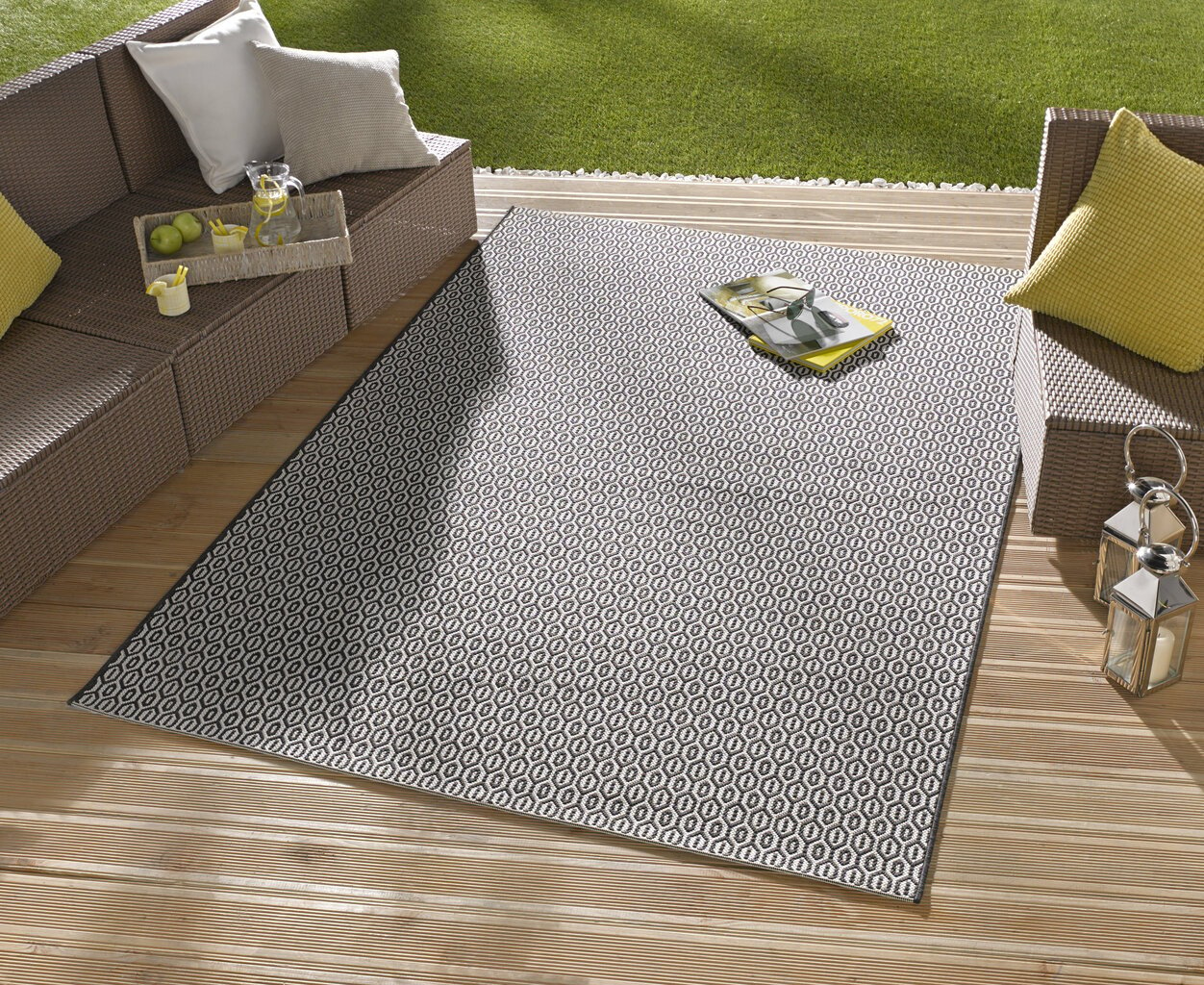 Northrugs matto Meadow Coin Grey, 160x230 cm hinta ja tiedot | Isot matot | hobbyhall.fi