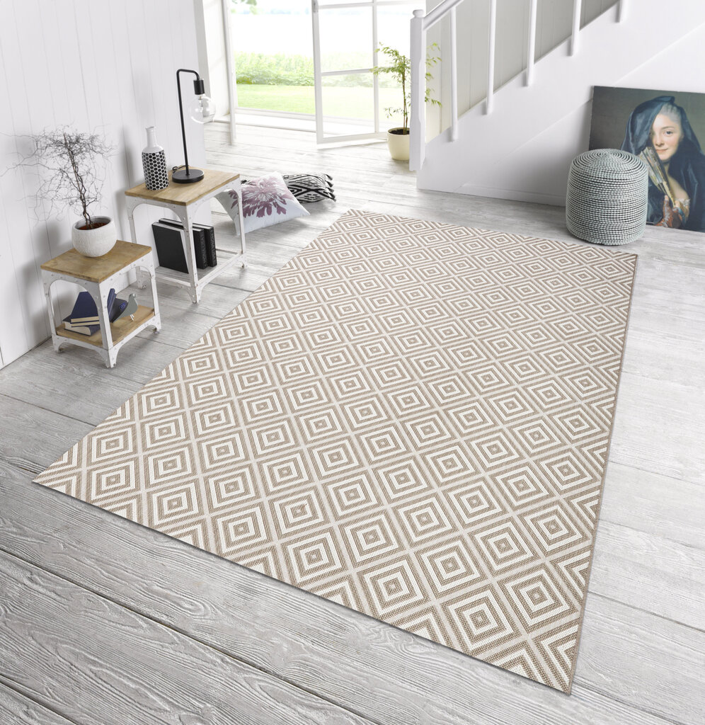 Northrugs matto Meadow Karo Grey, 160x230 cm hinta ja tiedot | Isot matot | hobbyhall.fi