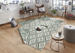 Northrugs matto Twin Rio Green Cream, 80x150 cm hinta ja tiedot | Isot matot | hobbyhall.fi