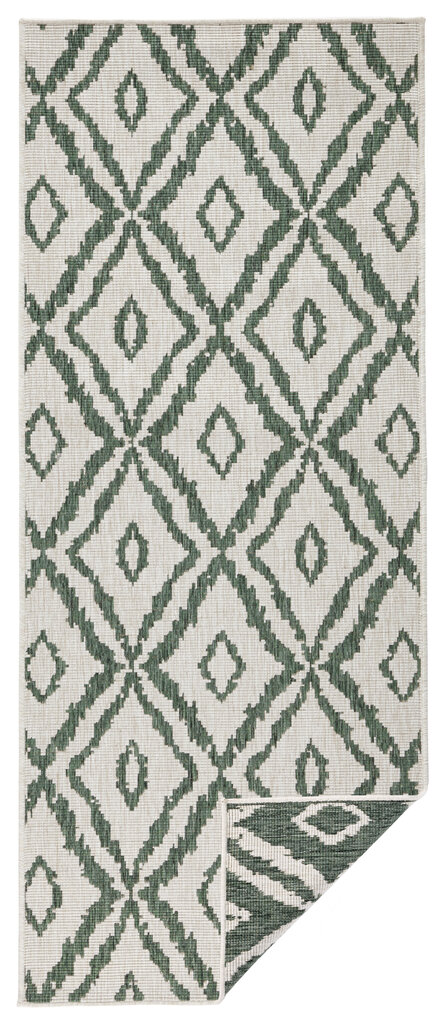 Northrugs matto Twin Rio Green Cream, 80x150 cm hinta ja tiedot | Isot matot | hobbyhall.fi