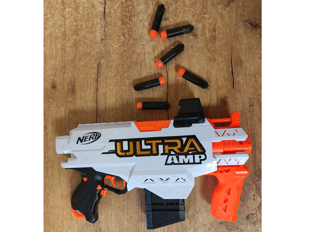 Pistooli Nerf-tarvikkeilla hinta ja tiedot | Poikien lelut | hobbyhall.fi