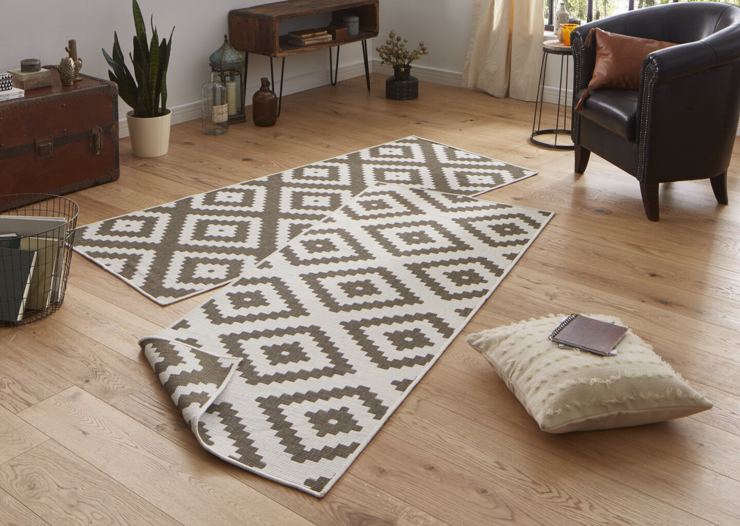 Northrugs matto Twin Malta Brown, 200x290 cm hinta ja tiedot | Isot matot | hobbyhall.fi