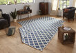 Northrugs matto Twin Nizza Blue Cream, 80x150 cm hinta ja tiedot | Isot matot | hobbyhall.fi