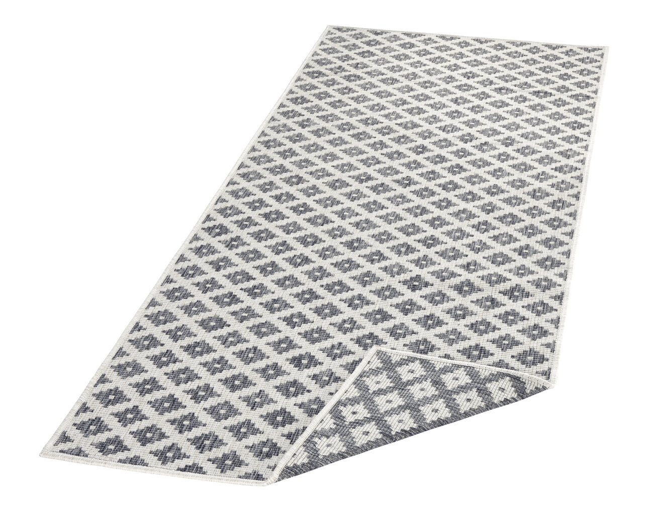 Northrugs matto Twin Nizza Grey Cream, 80x150 cm hinta ja tiedot | Isot matot | hobbyhall.fi