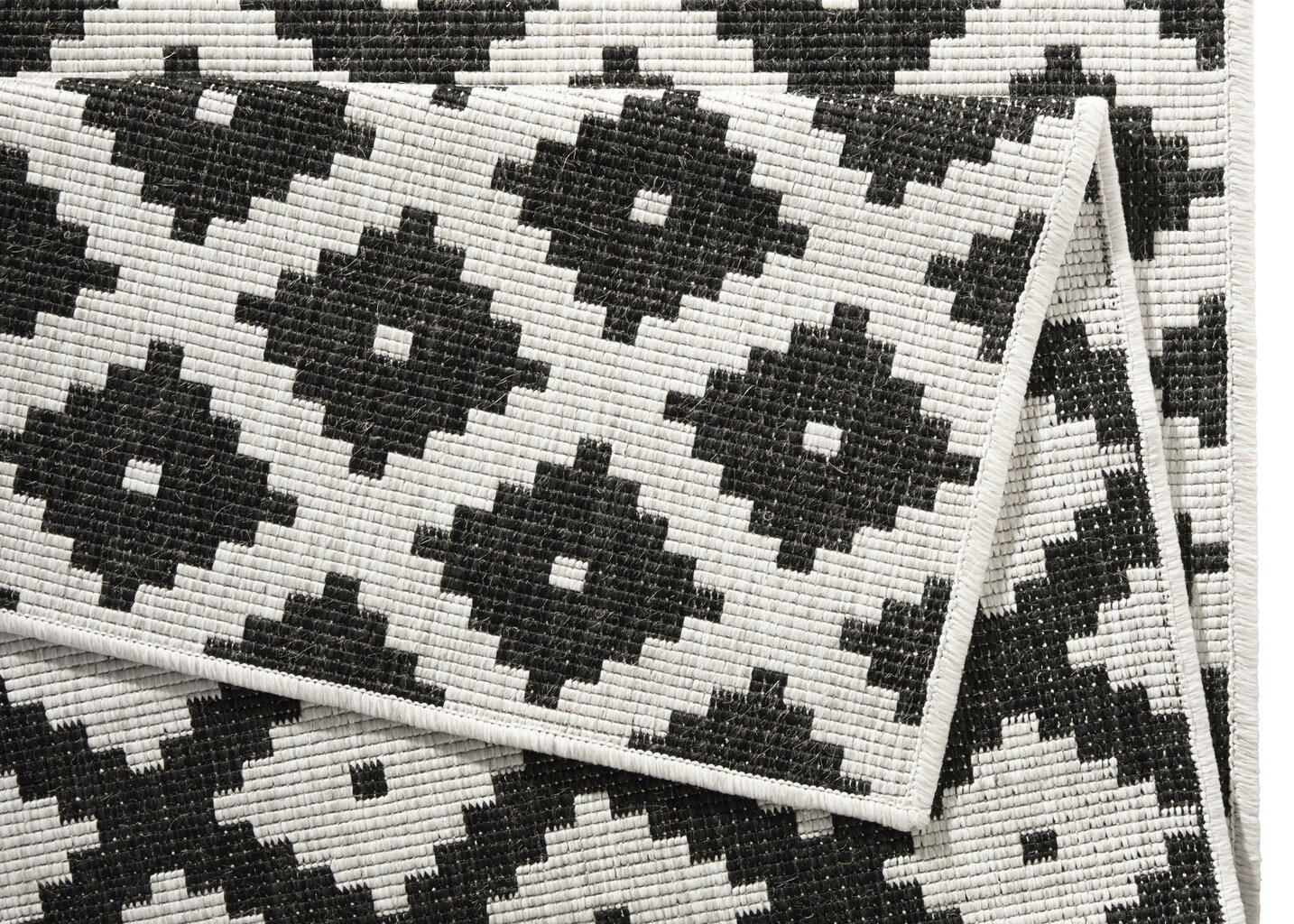 Northrugs matto Twin Nizza Black Cream, 80x150 cm hinta ja tiedot | Isot matot | hobbyhall.fi