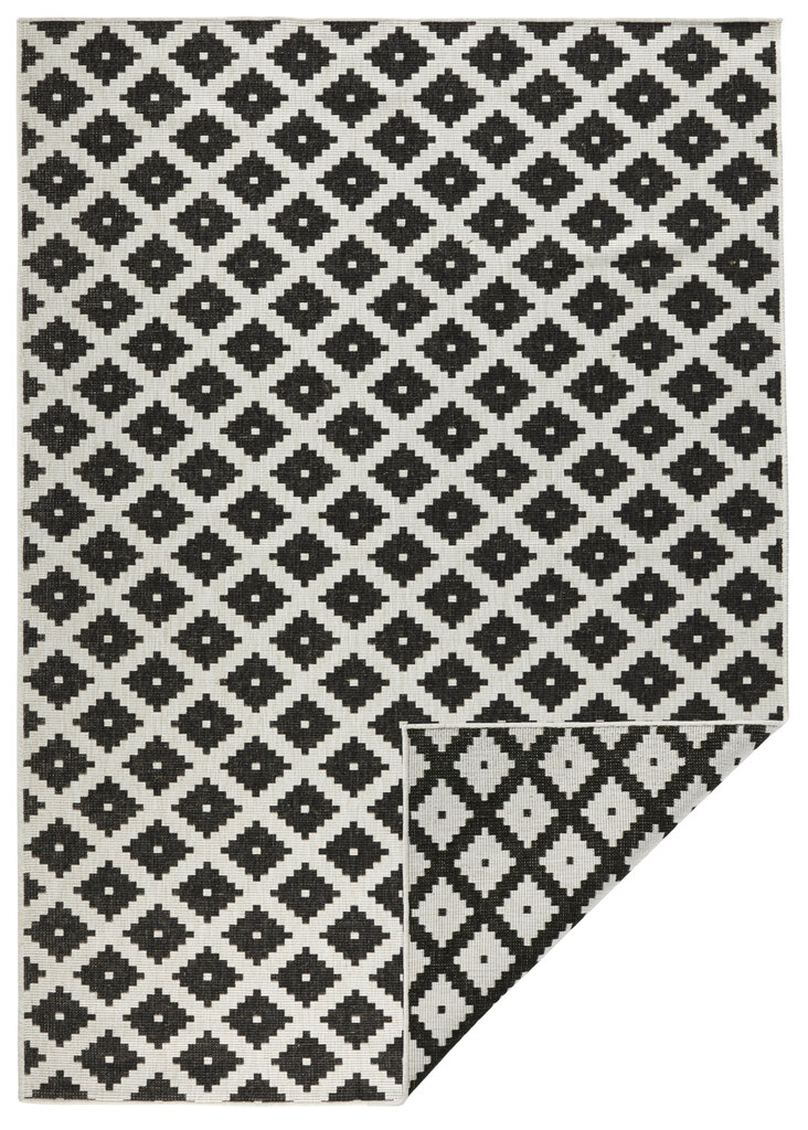 Northrugs matto Twin Nizza Black Cream, 80x150 cm hinta ja tiedot | Isot matot | hobbyhall.fi