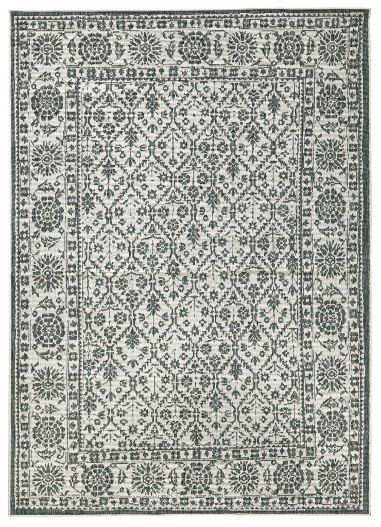 Northrugs matto Twin Curacao Green Cream, 80x250 cm hinta ja tiedot | Isot matot | hobbyhall.fi