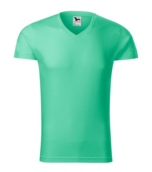 Slim Fit V-neck T-paita miehille