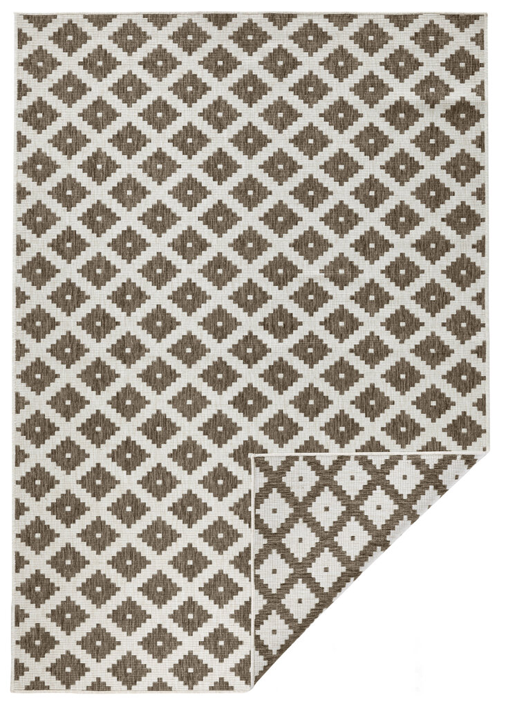 Northrugs matto Twin Nizza Brown Cream, 200x290 cm hinta ja tiedot | Isot matot | hobbyhall.fi