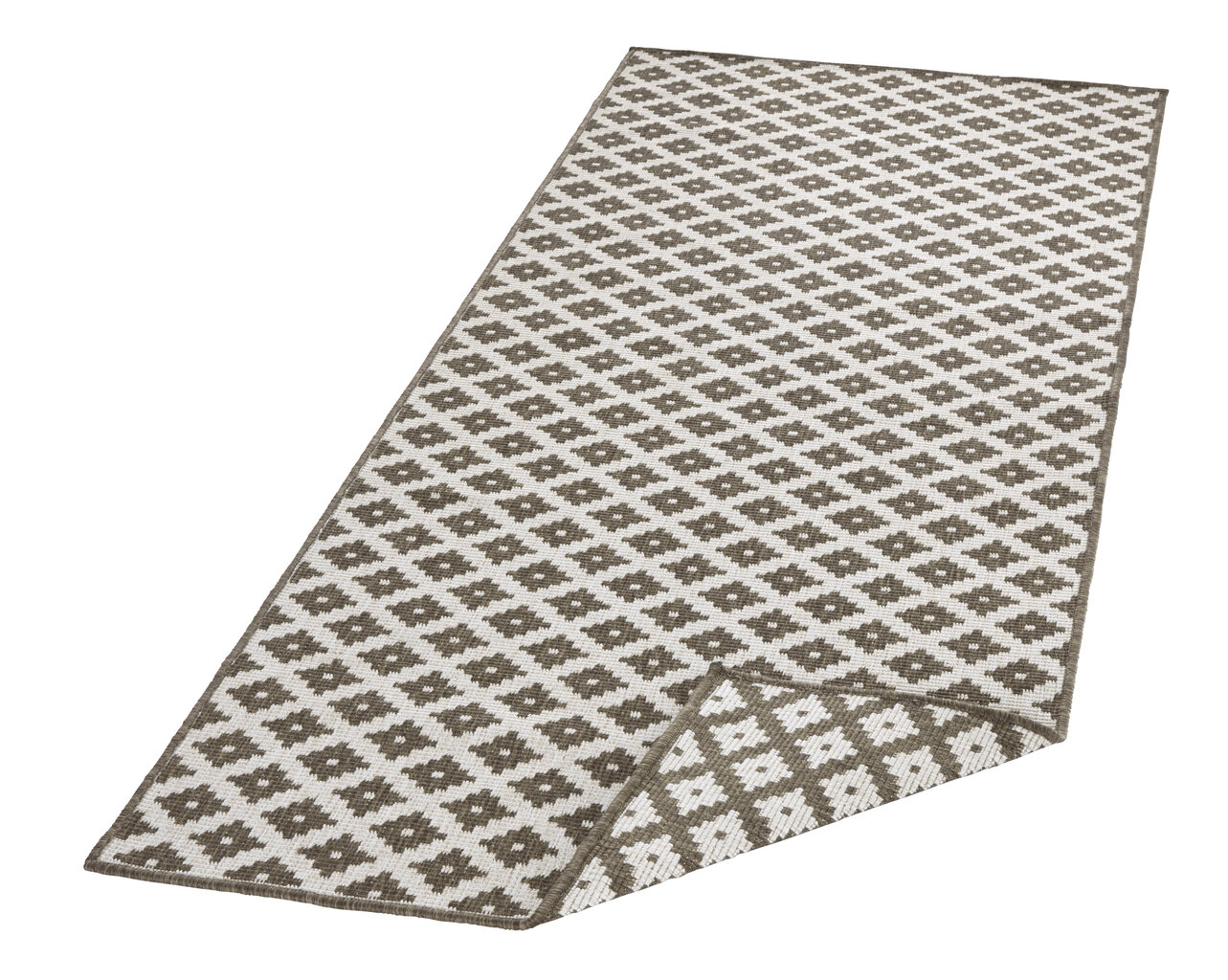 Northrugs matto Twin Nizza Brown Cream, 200x290 cm hinta ja tiedot | Isot matot | hobbyhall.fi