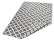 Northrugs matto Twin Nizza Grey Cream, 80x250 cm hinta ja tiedot | Isot matot | hobbyhall.fi