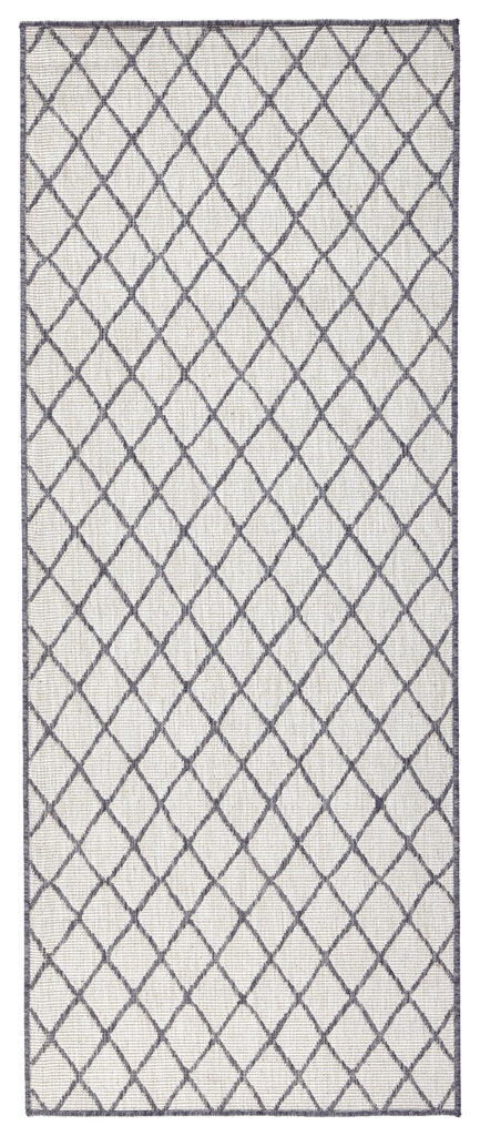 Northrugs matto Twin Malaga Grey Cream, 80x250 cm hinta ja tiedot | Isot matot | hobbyhall.fi