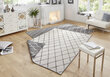 Northrugs matto Twin Malaga Grey Cream, 80x350 cm hinta ja tiedot | Isot matot | hobbyhall.fi