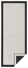 Northrugs matto Twin Panama Black Cream, 80x350 cm hinta ja tiedot | Isot matot | hobbyhall.fi