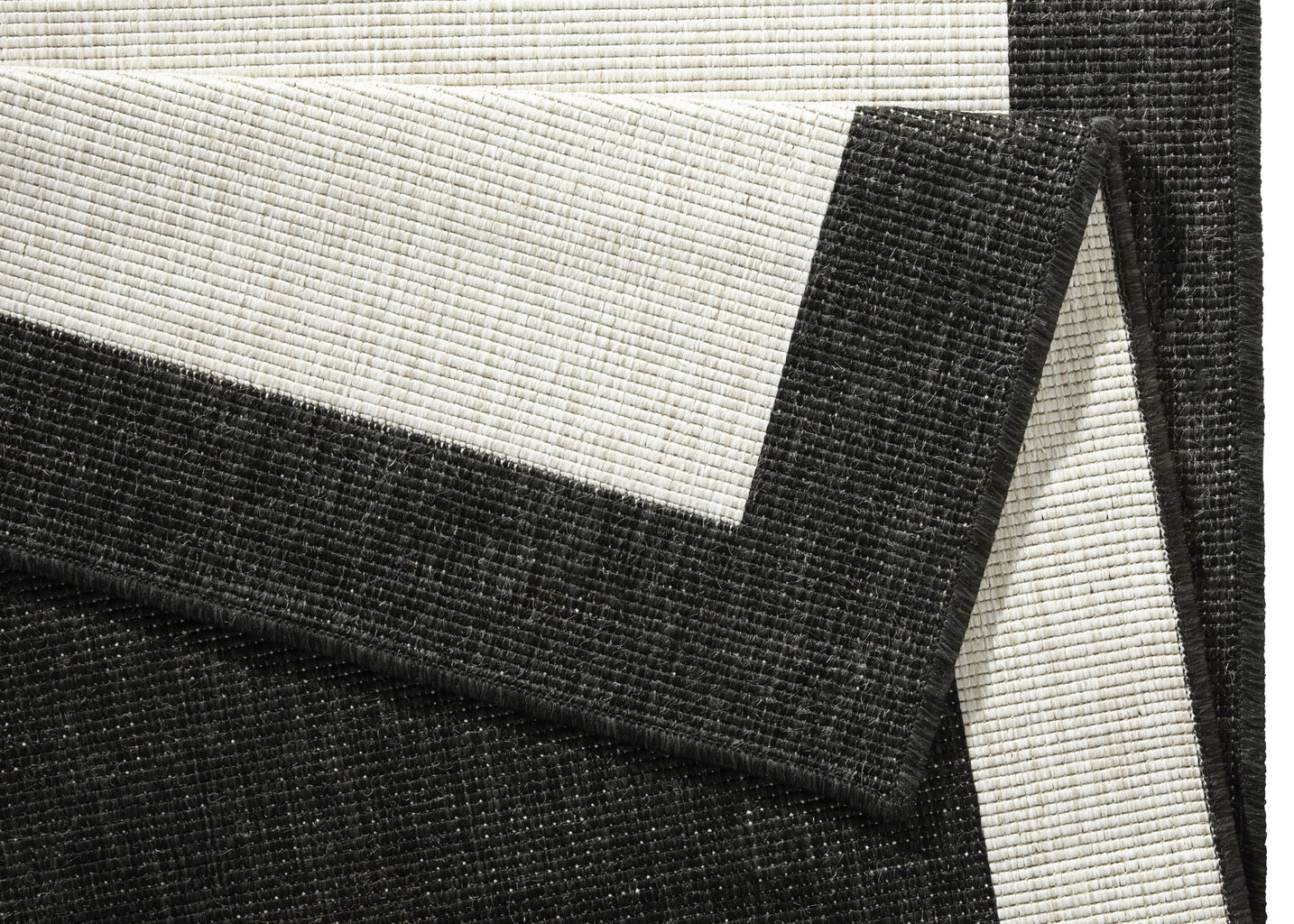 Northrugs matto Twin Panama Black Cream, 80x350 cm hinta ja tiedot | Isot matot | hobbyhall.fi