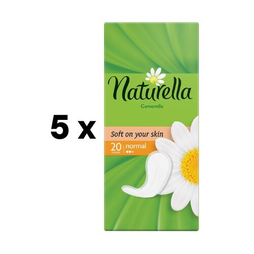 Terveyssiteet NATURELLA, 20 kpl. paketti 5 kpl. hinta ja tiedot | Tamponit ja terveyssiteet | hobbyhall.fi