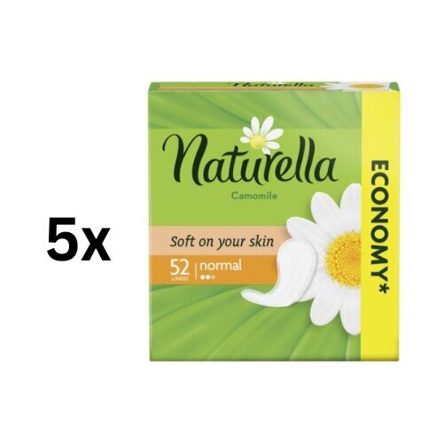 Terveyssiteet NATURELLA, 52 kpl. paketti 5 kpl. hinta ja tiedot | Tamponit ja terveyssiteet | hobbyhall.fi