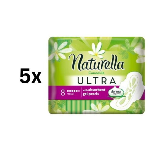 Terveyssiteet NATURELLA Ultra Super, 8 kpl. paketti 5 kpl. hinta ja tiedot | Tamponit ja terveyssiteet | hobbyhall.fi