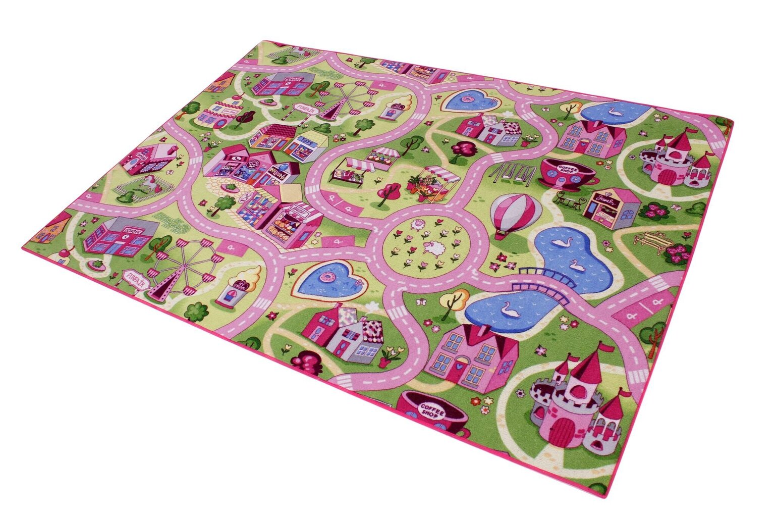 AW Rugs lastenhuoneen matto Sweet Town 95x200 cm hinta ja tiedot | Isot matot | hobbyhall.fi