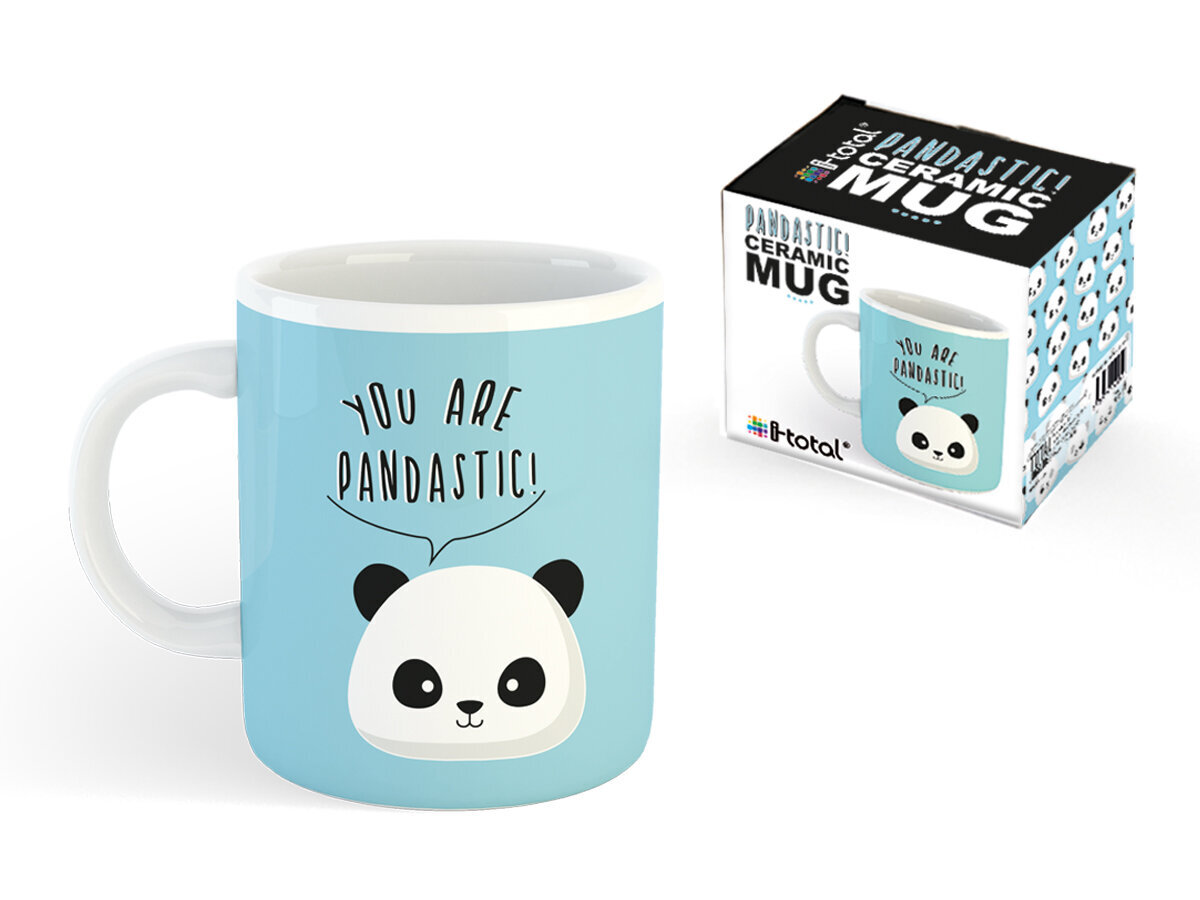 Itotal keraaminen muki Panda, 295ml hinta ja tiedot | Lasit, mukit ja kannut | hobbyhall.fi