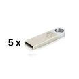 Muistitikku USB 2.0 UNITY, 32GB paketti 5 kpl.