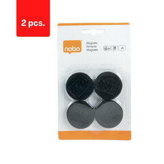 Magneetit Nobo, 38 mm, 4 kpl, 2 kpl. hinta ja tiedot | Toimistotarvikkeet | hobbyhall.fi