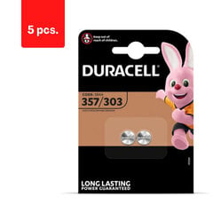 Paristot DURACELL 303, 2 kpl, pakkaus 5 kpl. hinta ja tiedot | Paristot | hobbyhall.fi