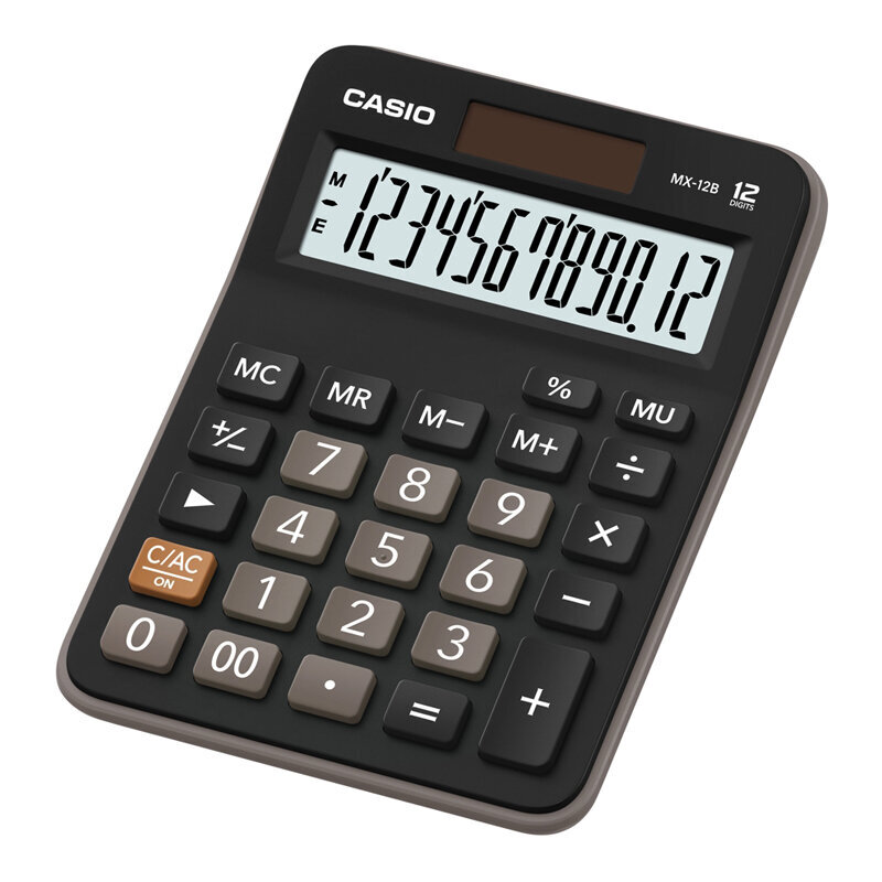 Pöytälaskin Casio MX-12B, 106,5 x 147 x 29 mm hinta ja tiedot | Toimistotarvikkeet | hobbyhall.fi