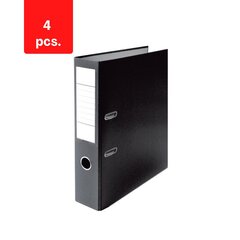 Binder Eller, A4, taloudellinen, 75 mm pakkaus 4 kpl, musta hinta ja tiedot | Toimistotarvikkeet | hobbyhall.fi