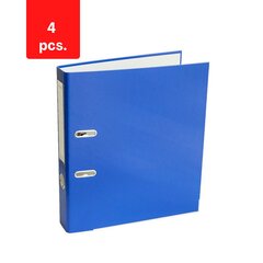 Kansio Eller, A4, taloudellinen, 50 mm pakkaus 4 kpl, sininen hinta ja tiedot | Toimistotarvikkeet | hobbyhall.fi