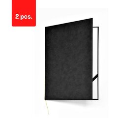 Kansio Argo Royal, 220 x 310 mm., musta, 2 kpl. hinta ja tiedot | Toimistotarvikkeet | hobbyhall.fi