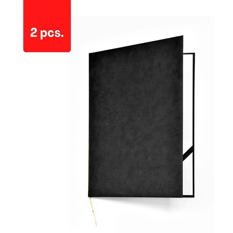 Kansio Argo Royal, 220 x 310 mm., musta, 2 kpl. hinta ja tiedot | Toimistotarvikkeet | hobbyhall.fi