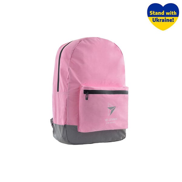 Reppu YES T-66 Heijastava Pinkki, 45 x 31 x 14 cm, pinkki sp.