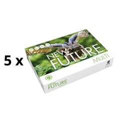 Toimistopaperi New Future Multi, A4, 80g/m2, 500 arkkia, 5 kpl hinta ja tiedot | Vihkot, muistikirjat ja paperit | hobbyhall.fi