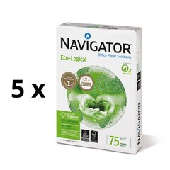 Toimistopaperi Navigator Eco-Logical, A4, 75 g/m2, 500 arkkia 5 kpl hinta ja tiedot | Navigator Lapset | hobbyhall.fi