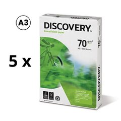 Toimistopaperi Discovery, A3, 70 g/m2, 500 arkkia, 5 kpl hinta ja tiedot | Discovery Lapset | hobbyhall.fi