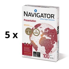 Toimistopaperi Navigator Presentation, A4, 100 g/m2, 500 arkkia 5 kpl hinta ja tiedot | Navigator Koulutarvikkeet | hobbyhall.fi